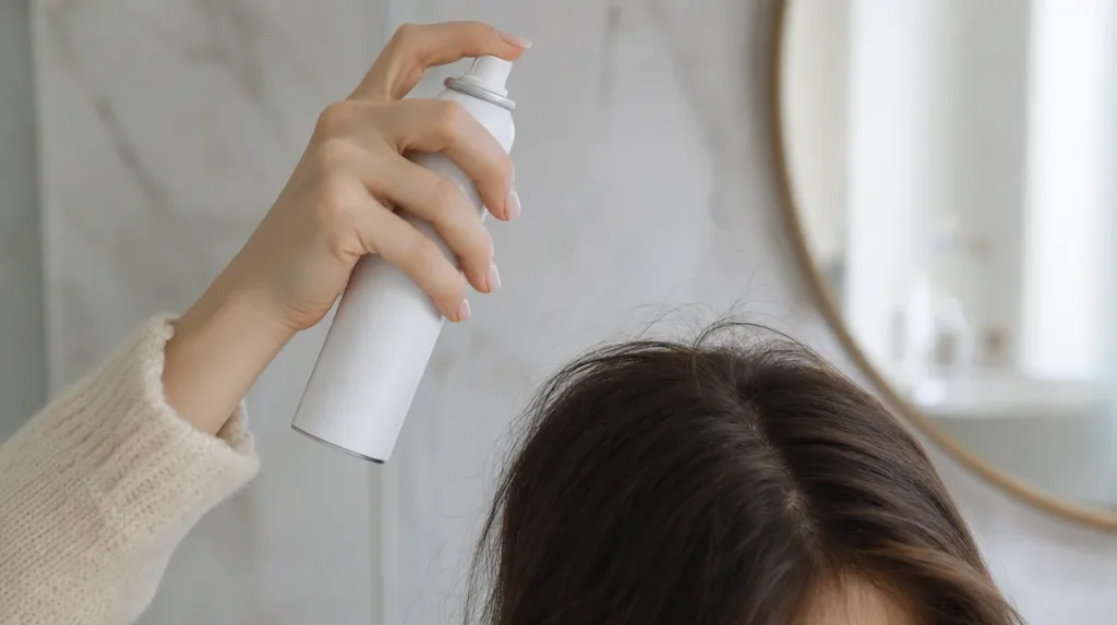 Ce qu'un shampoing sec fait réellement au cuir chevelu